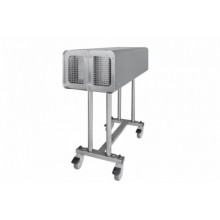 Industrial flow germicidal UV-C lamp GERMIPROTECT on mobile stand